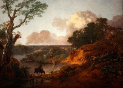 Oil Painting of Sussex Scene by Thomas Gainsborough