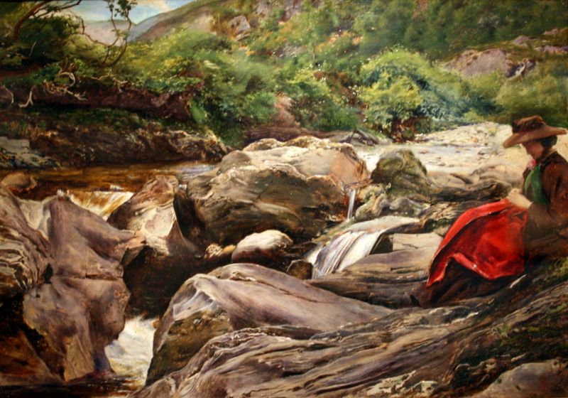 Waterfall, John Everett Millais, 1853