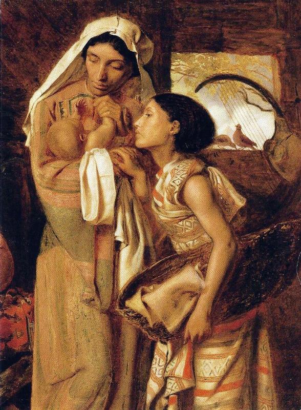 The Mother of Moses, Simeon Solomon, 1860