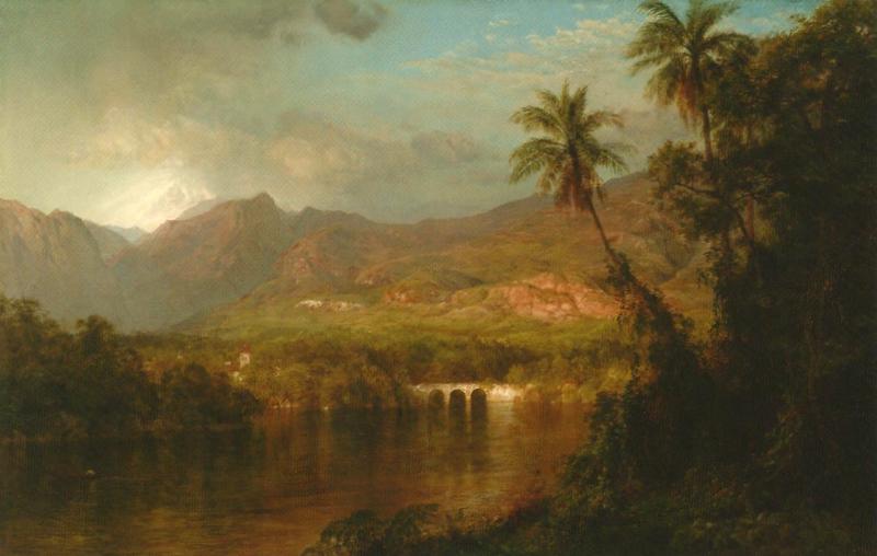 South American Landscape by Frederic Edwin Church, 1873