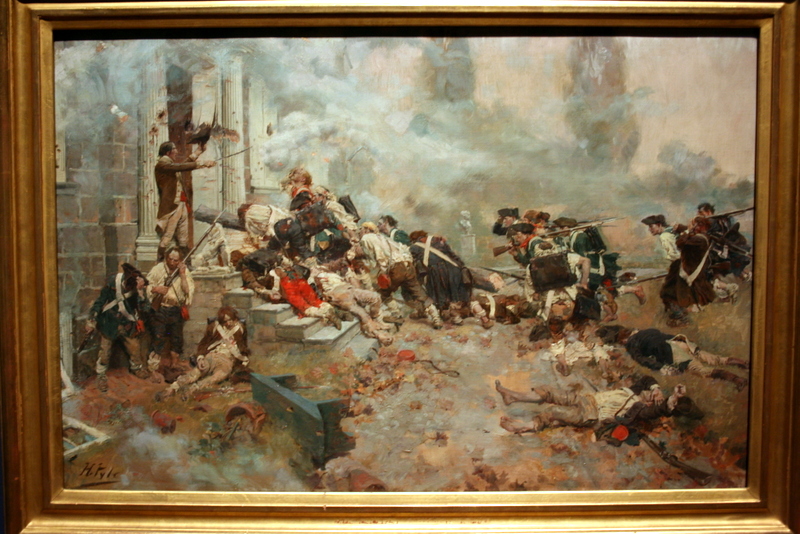 The Attack upon the Chew House by Howard Pyle, 1898