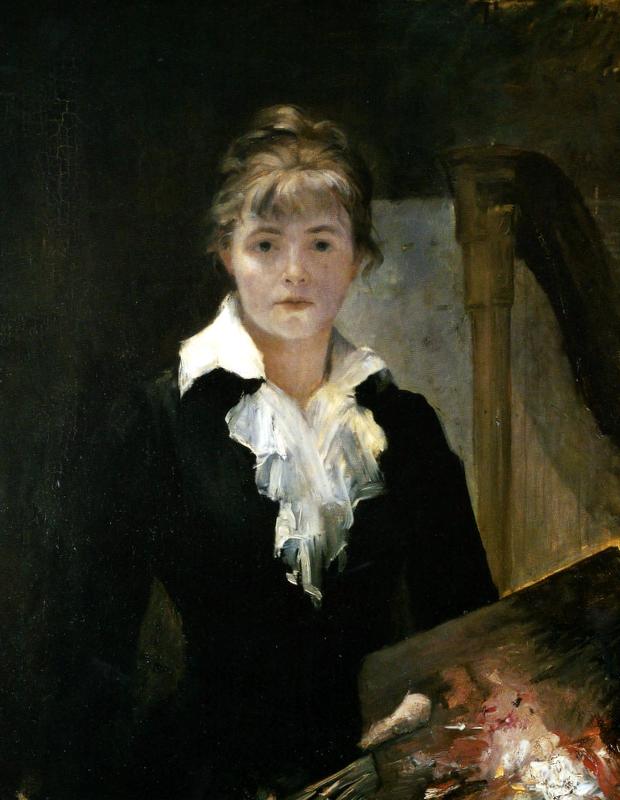Marie Bashkirtseff, Self-Portrait with a Palette, 1883