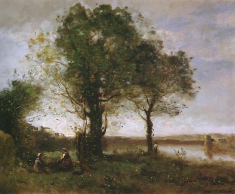 Jean-Baptiste Camille Corot, Brume Matinale au Marais (1871)