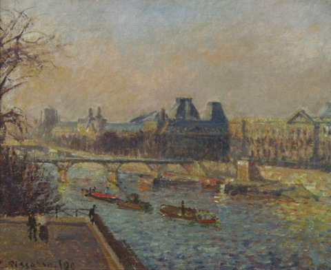 Camille Pissarro, Le Louvre, Apres-Midi (1902)
